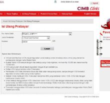 Virtual Credit Number CIMB Niaga